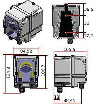 MP2-R 1,5l/h - 1bar