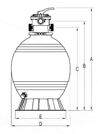 Basic Ø450mm Top 1 1/2"
