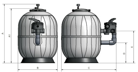 Aquarius SIDE Ø790 2"